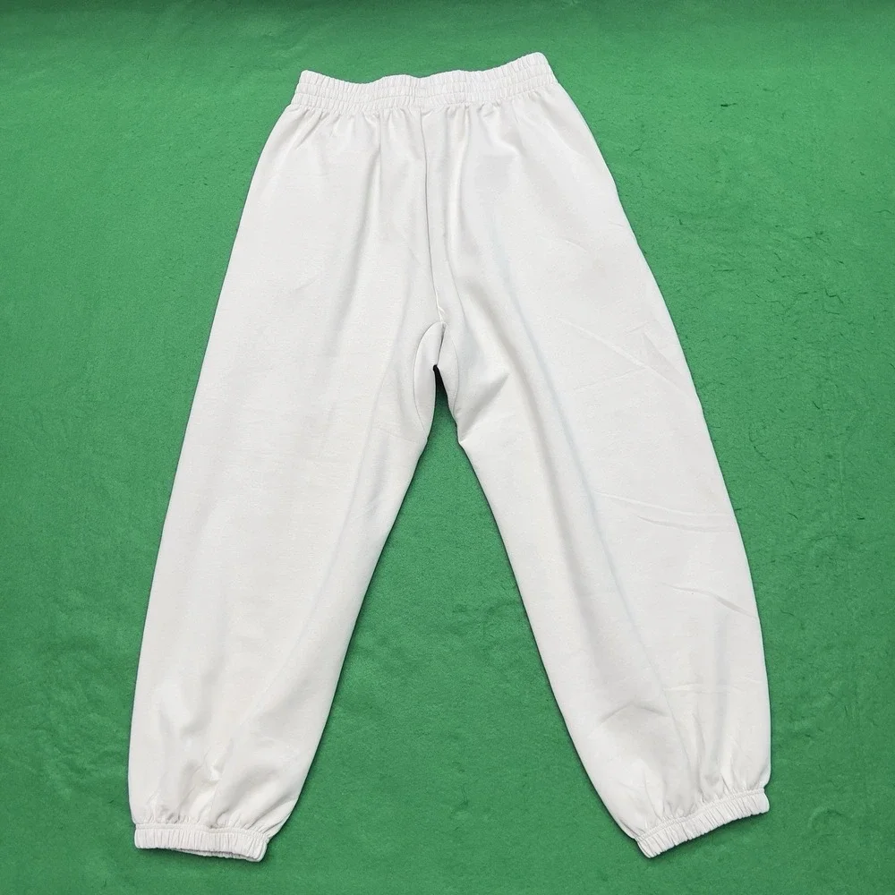 Adidas SOFT LUX Mens Size Medium Beige Jogger Pants KB5691